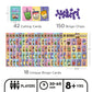 Aquarius Boba Bingo Game, Family Bingo Set for Kids, Teens & Adults, 2-18 Players, Ages 8+, 30-60 Min, Bubble Tea Lover Gift Ready Classroom Game Set