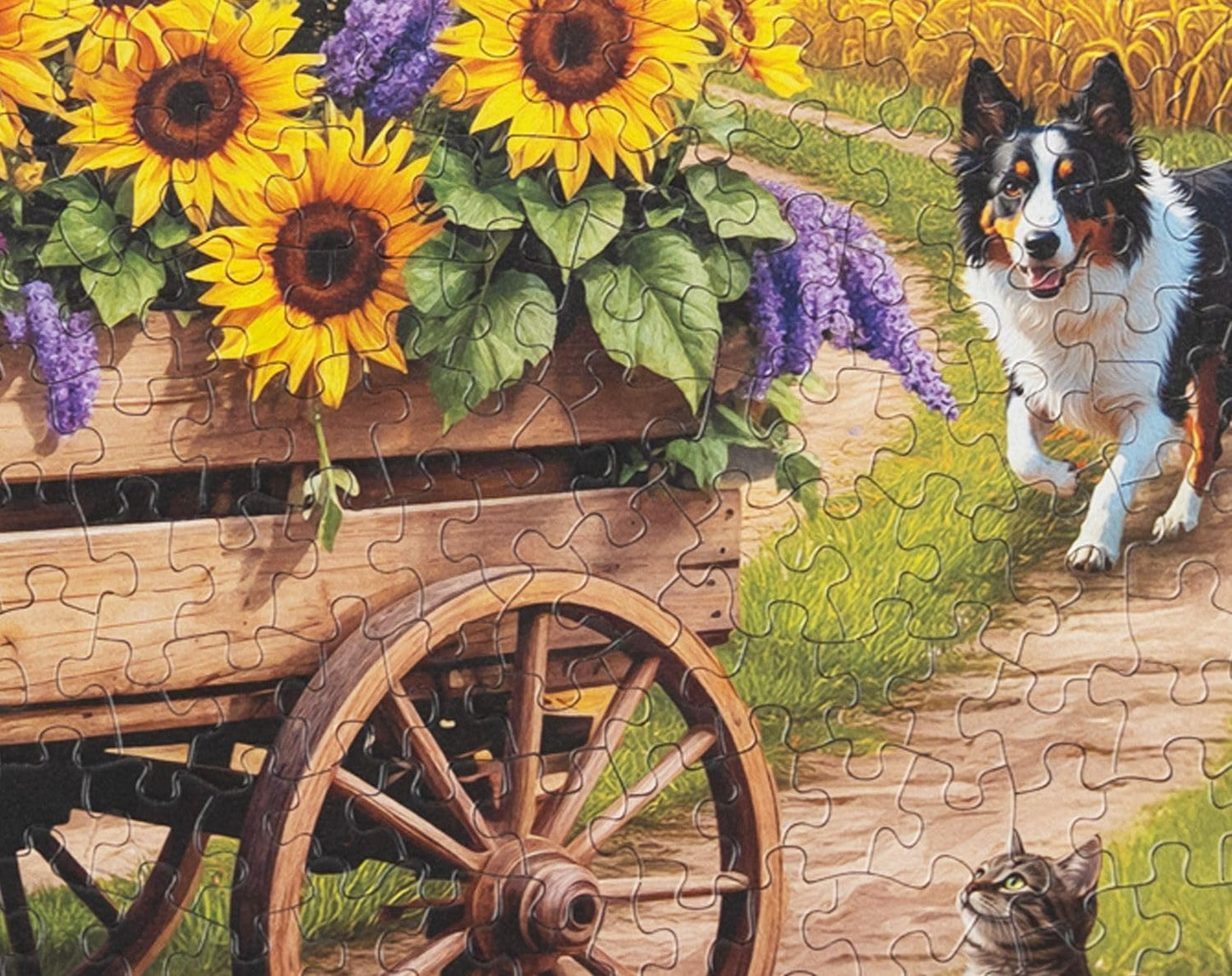 Springbok Fall Wagon Wonders 500 Piece Jigsaw Puzzle for Adults