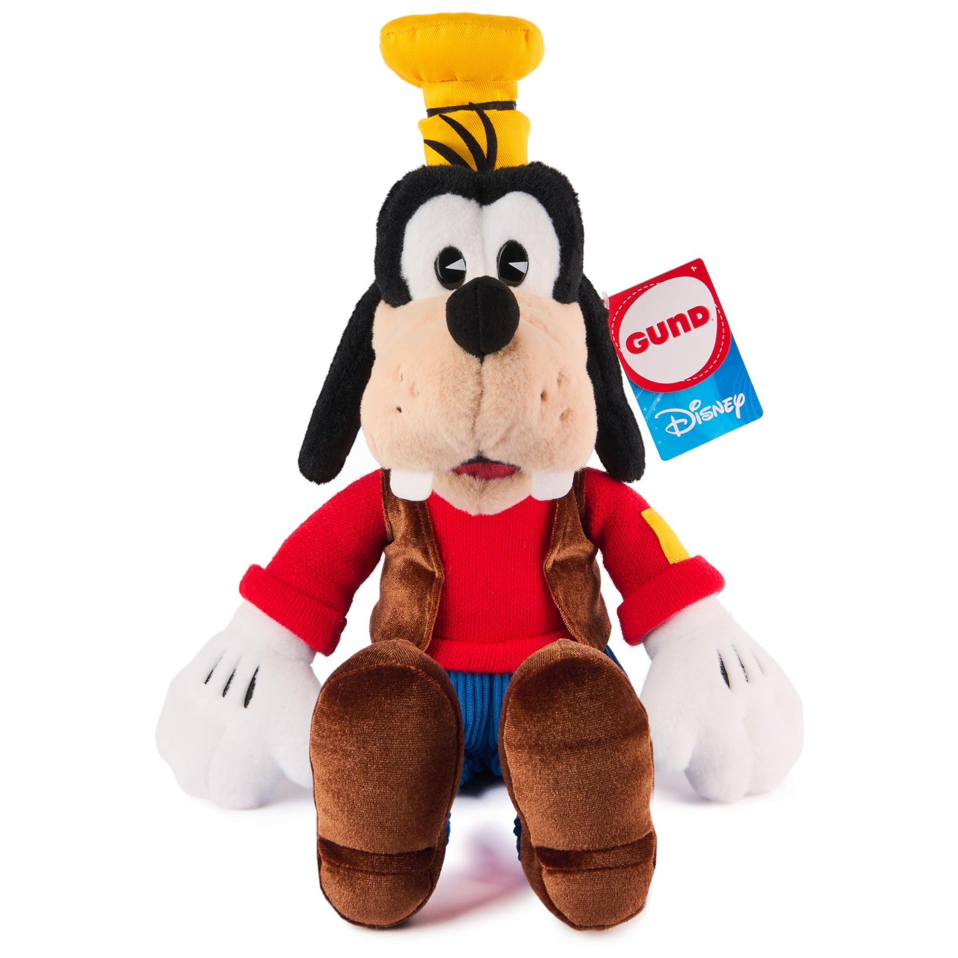 GUND Disney Official Goofy 14-Inch Deluxe Plush Toy for Ages 1+