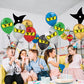 Ninja Superhero 12" Birthday Balloons 30 Pcs Party Decorations Set for Kids