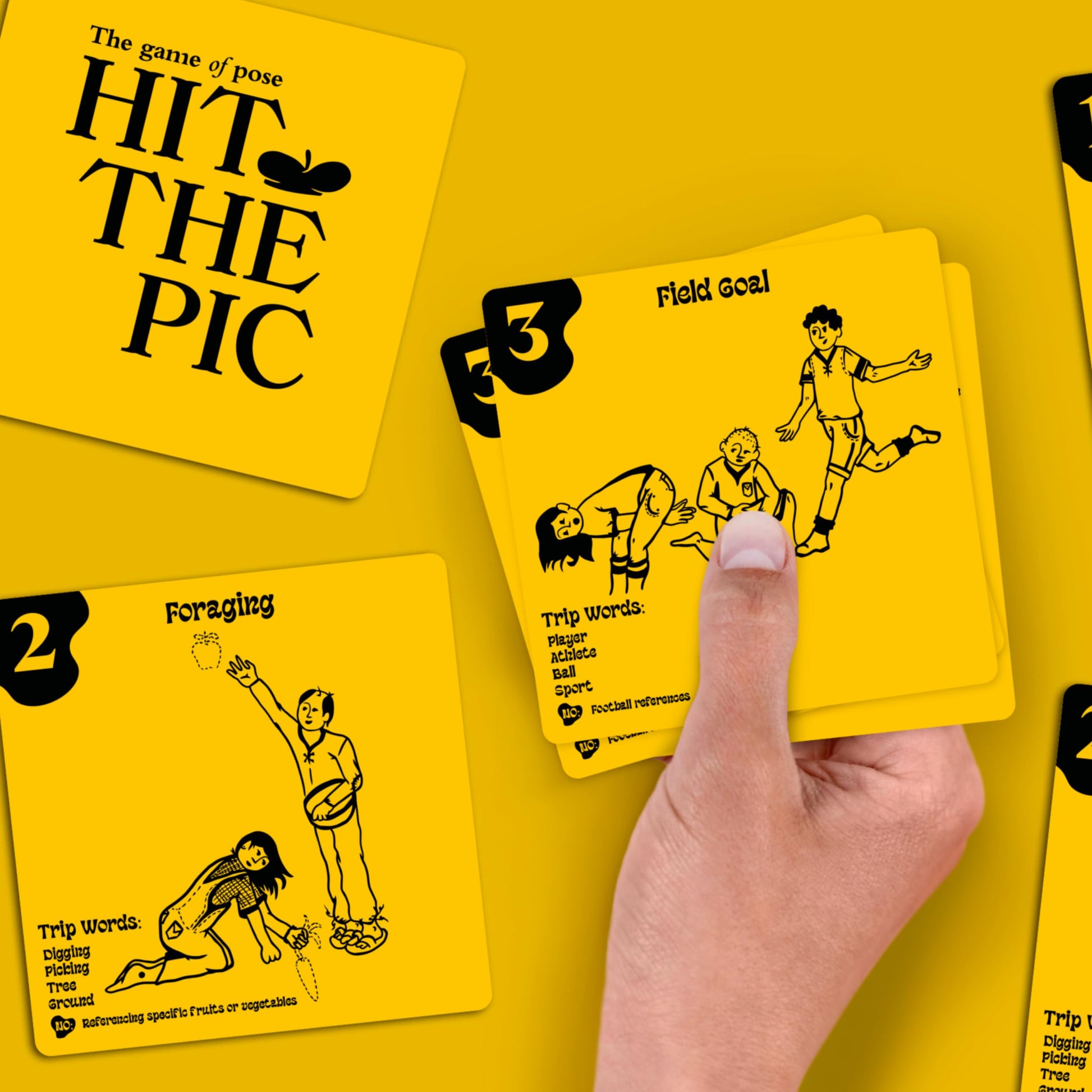 Hit The Pic Party Game - Match The Pose in Fast-Paced Team Play Using Improv and Movement, Perfect for Groups and Family Game Nights - Ages 12+, 2+