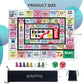 gzaymng Drinking Board Games for Adults, Leather Mat Drinking Board Game, Hilarious Party Games for Bachelorette, Tailgate Night (2-8 Players, Age