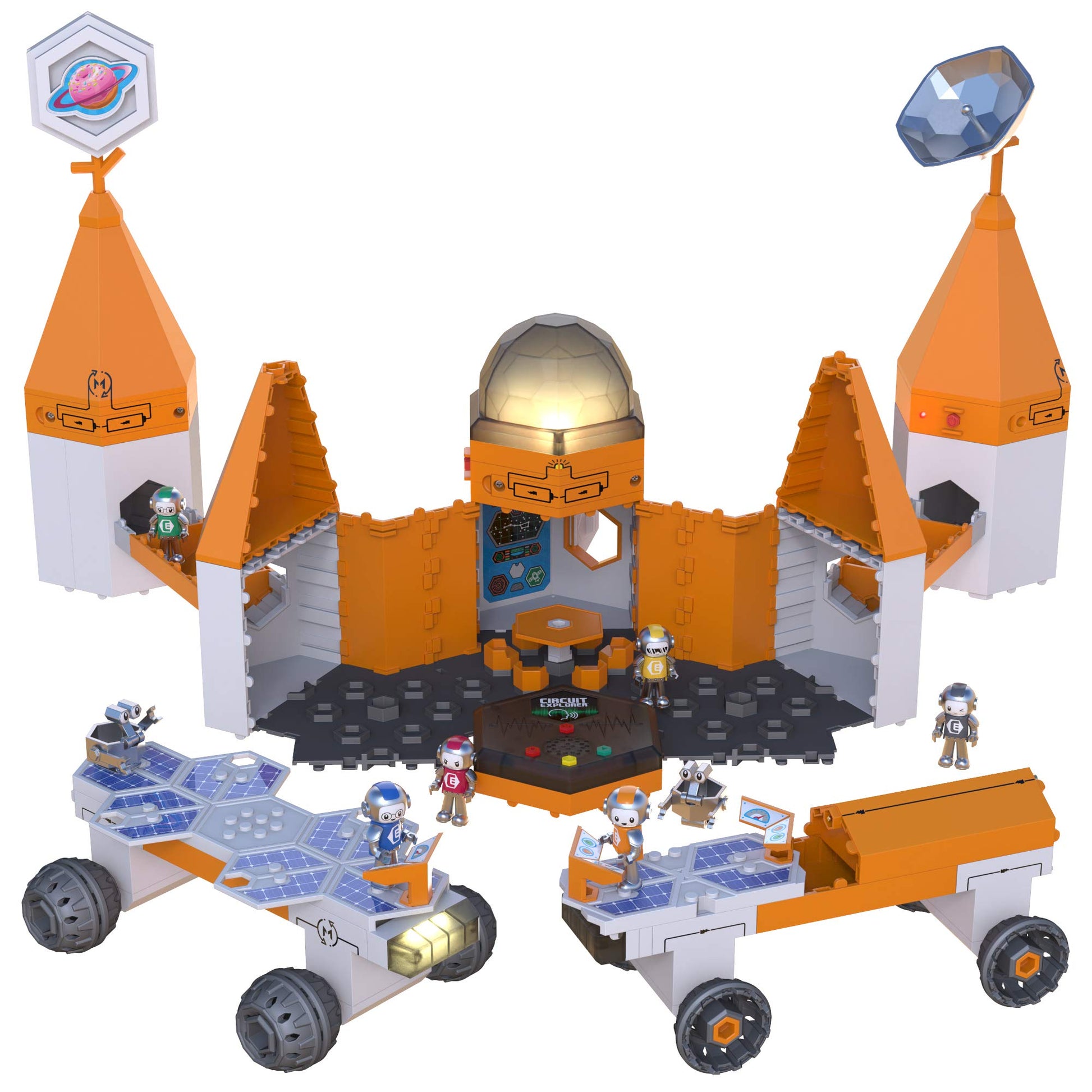 Educational Insights Circuit Explorer Deluxe Base Station Circuit for Kids, Space Toy, Building Set, STEM Toy, Gift for Boys & Girls, Ages 6+