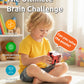 Cubix 3D Interlocking Brain Teaser Puzzle Cube, Reddish Brown Dual Tone, Precision Crafted Logic IQ Challenge, Compact Travel Fidget, Screen Free