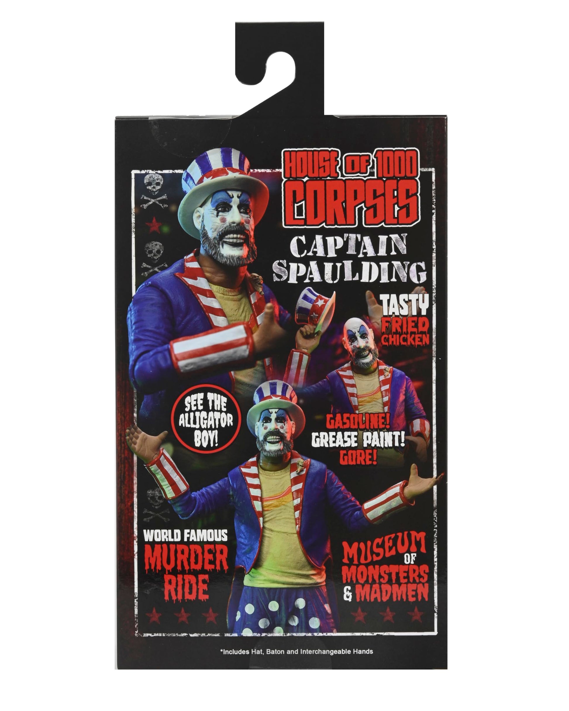 NECA - House of 1000 Corpses - 20th Anniv. Capt. Spaulding 7 Inch Action Figure