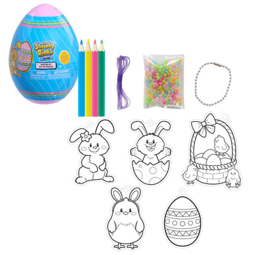 Shrinky Dinks Easter Kit, 12-Pieces, Kids Art and Craft Activity Set, Kids Toys for Ages 5 Up by Just Play