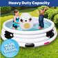 Large 5.5FT Inflatable Kawaii Kiddie Pool- Giant Backyard Swimming Pool
