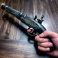 Assassin's Foam Cosplay Flintlock Pistol 2 Pcs Set 1:1 Scale Halloween Costume (Black Color 2 Pcs Set)