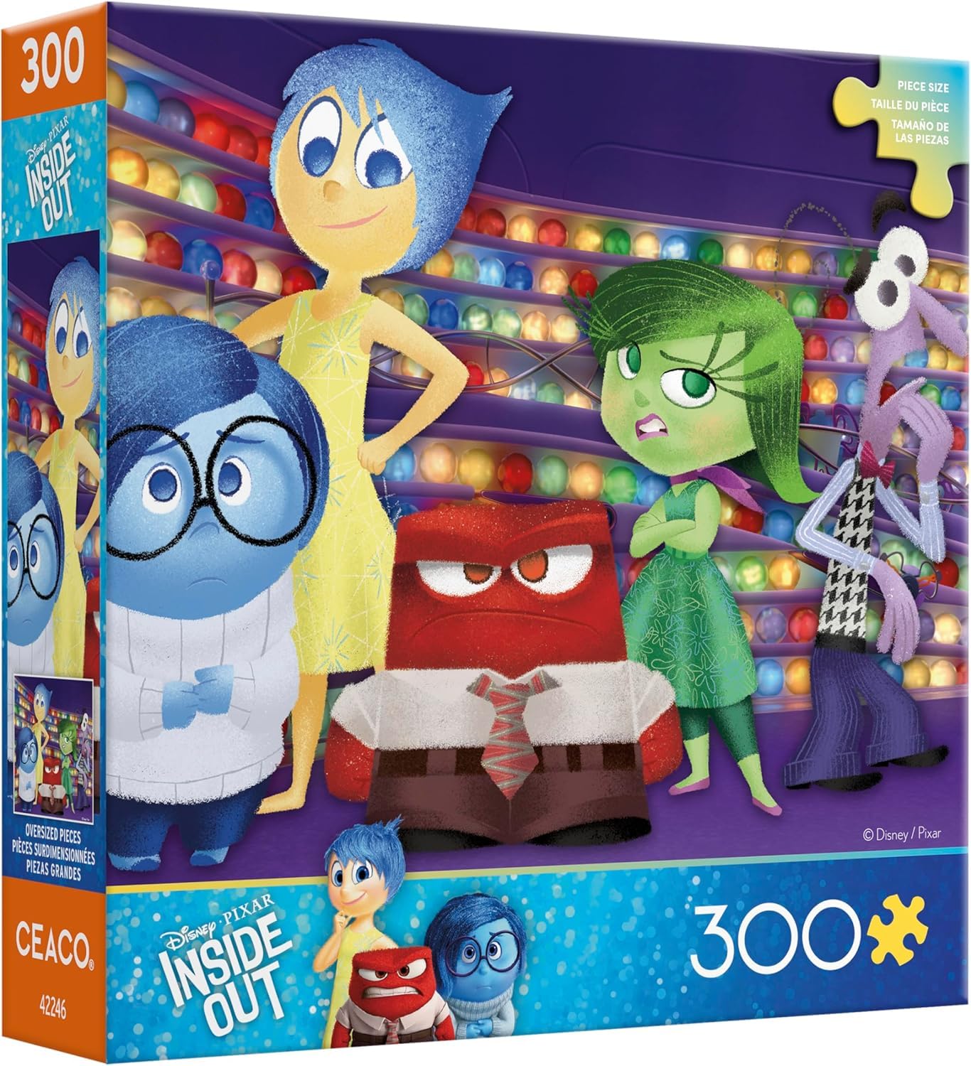 Ceaco - Disney Pixar Inside Out - 300 Large Piece Jigsaw Puzzle for Adults