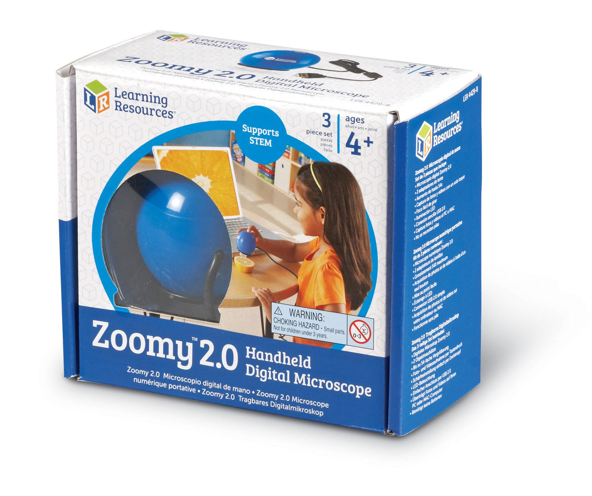 Learning Resources Zoomy 2.0 Handheld Digital Microscope