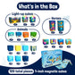 Zuvvo 120 PCS Light Up Magnetic Building Blocks for Kids - 1 Inch Magnet Cubes for Kids 3 4 5 6 7 8+, STEM Montessori Educational Toys, Sensory