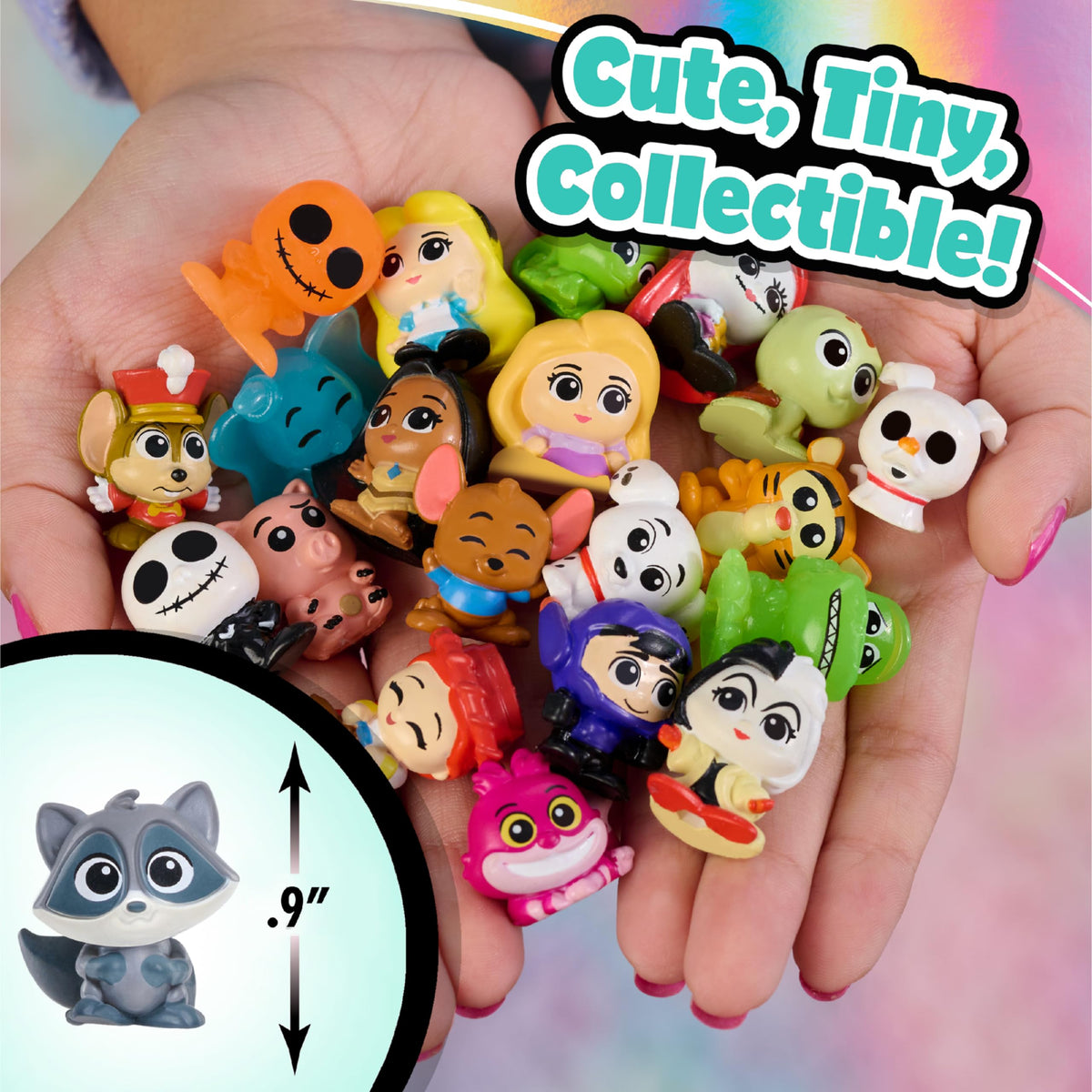 Just Play Disney Doorables Squish’Alots Series 2 Collectible Figures, 1-inch Figurines, 4-6 Figures Inside, Kids Toys for Ages 5 Up