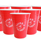 DRINK-A-PALOOZA: plastic Party Cups 16 oz hard plastic, 4 pack | Party Supplies for Adults