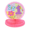 Hugs and Stitches Girl Honeycomb Centerpiece