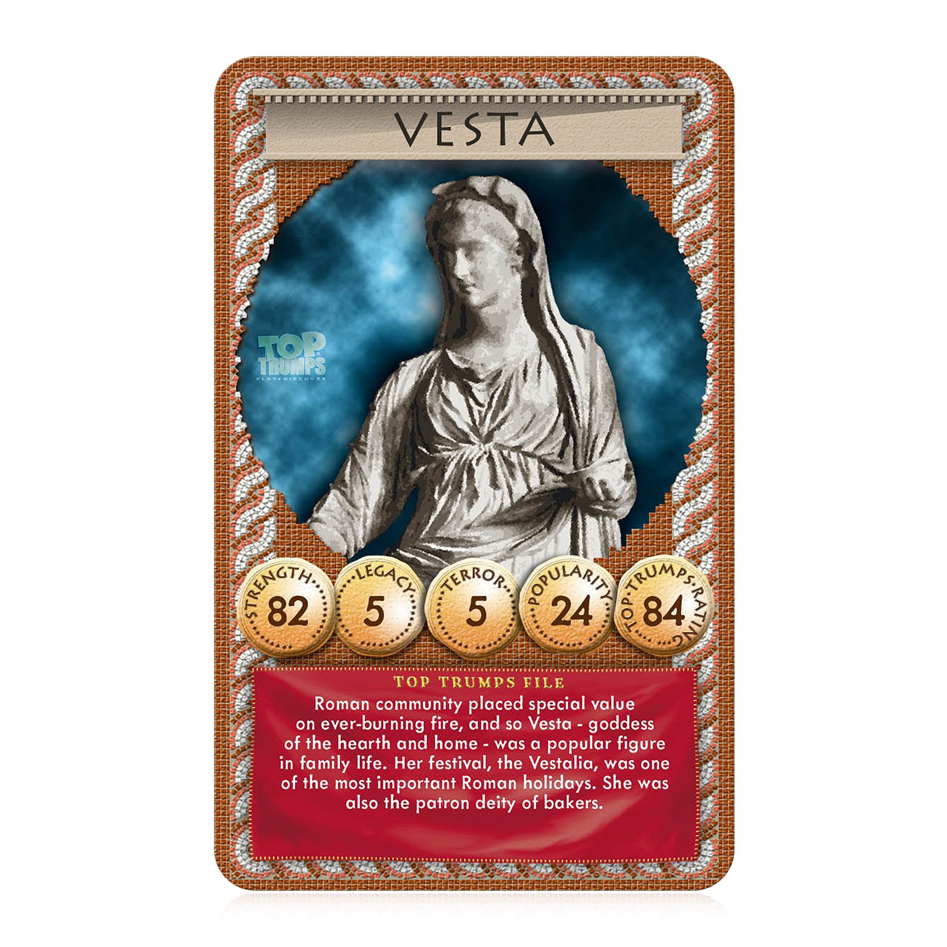 Top Trumps Card Game Ancient Rome - Family Games for Kids and Adults - Learning Games - Kids Card Games for 2 Players and More - Kid War Games - Card