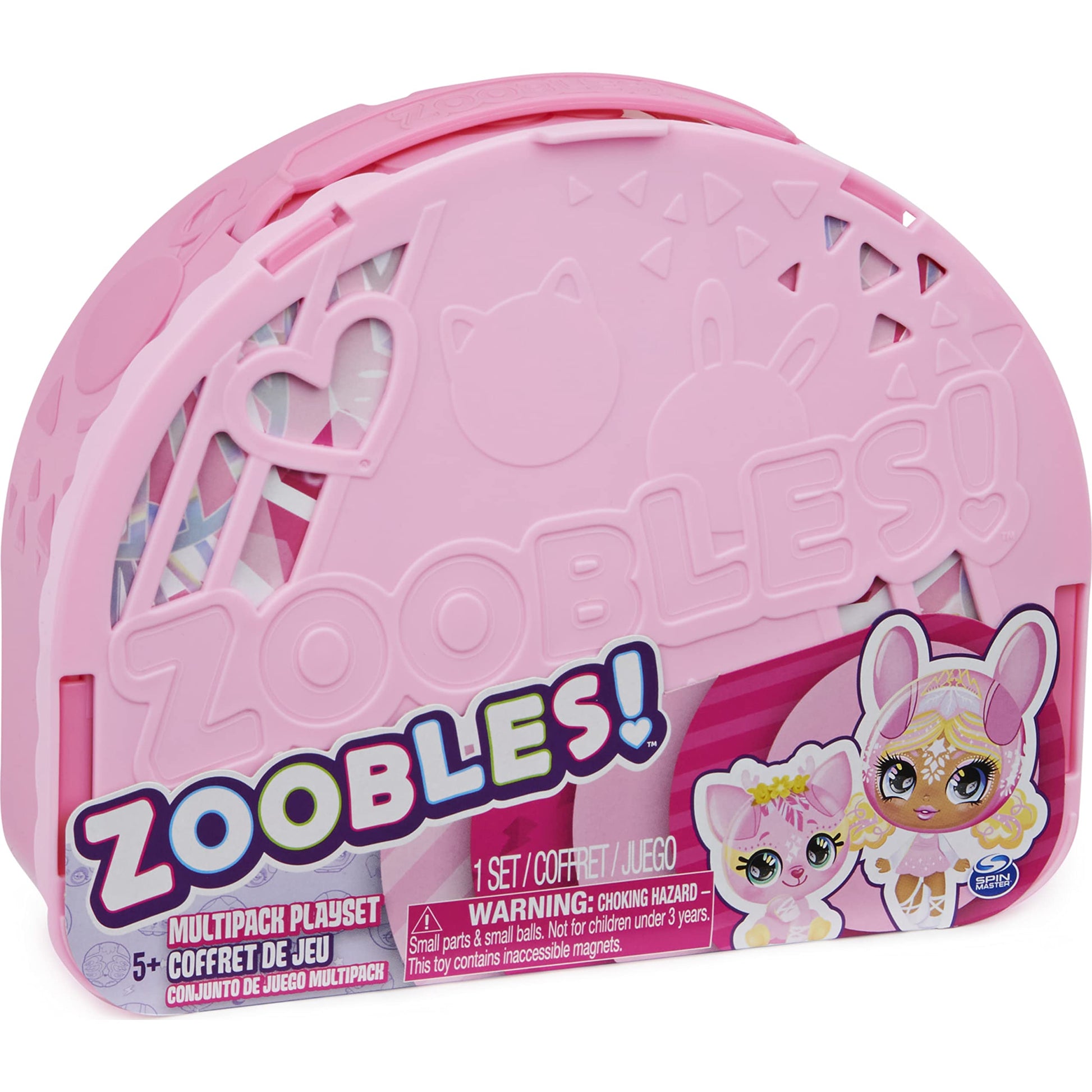 Zoobles, Dance Studio Multipack Playset and Storage Case with 3 Exclusive Transforming Collectible Figures, Kids Toys for Girls Aged 5 and Above