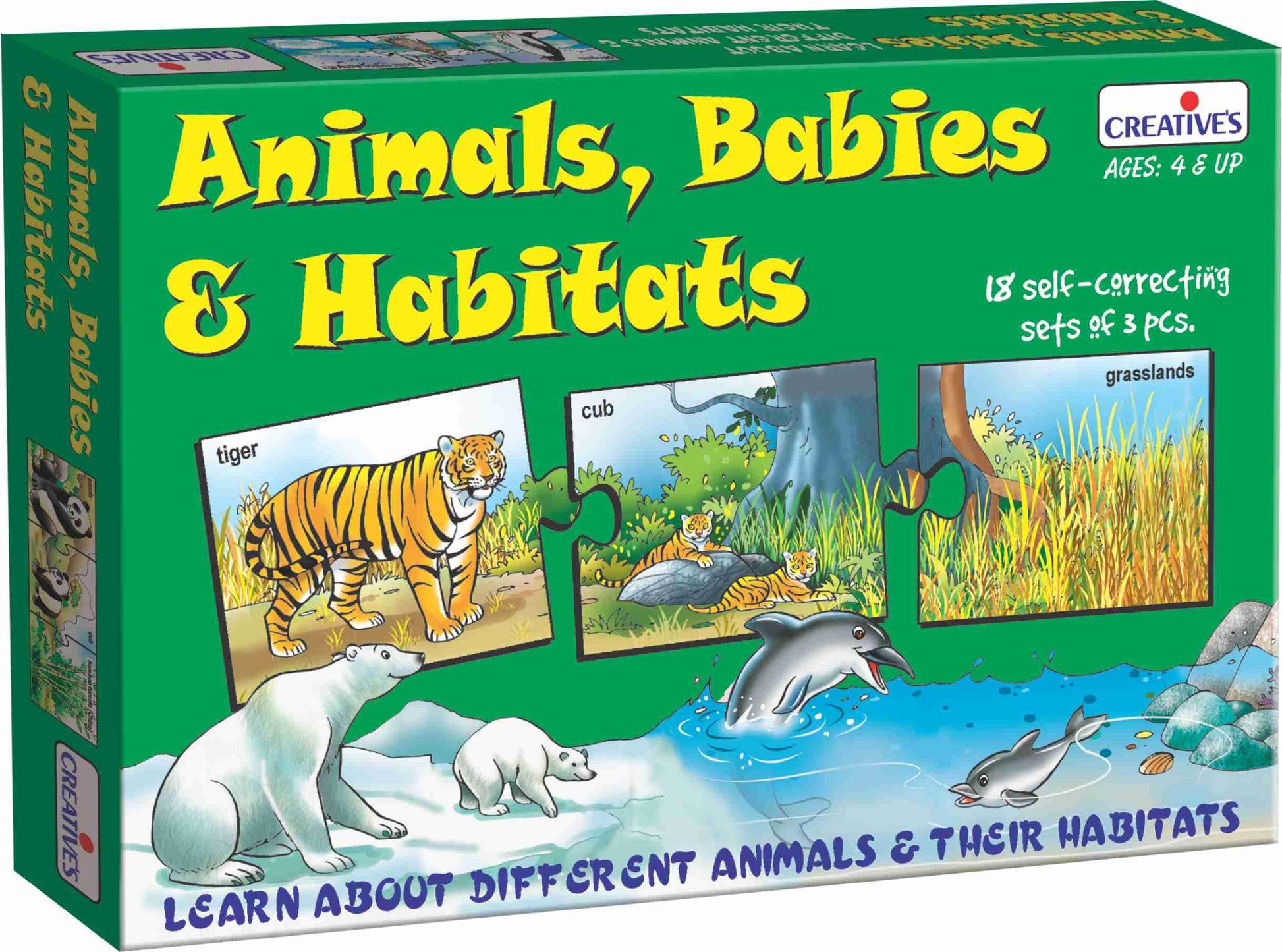 CREATIVE EDUCATIONAL Pre-School Animal Babies and Habitats