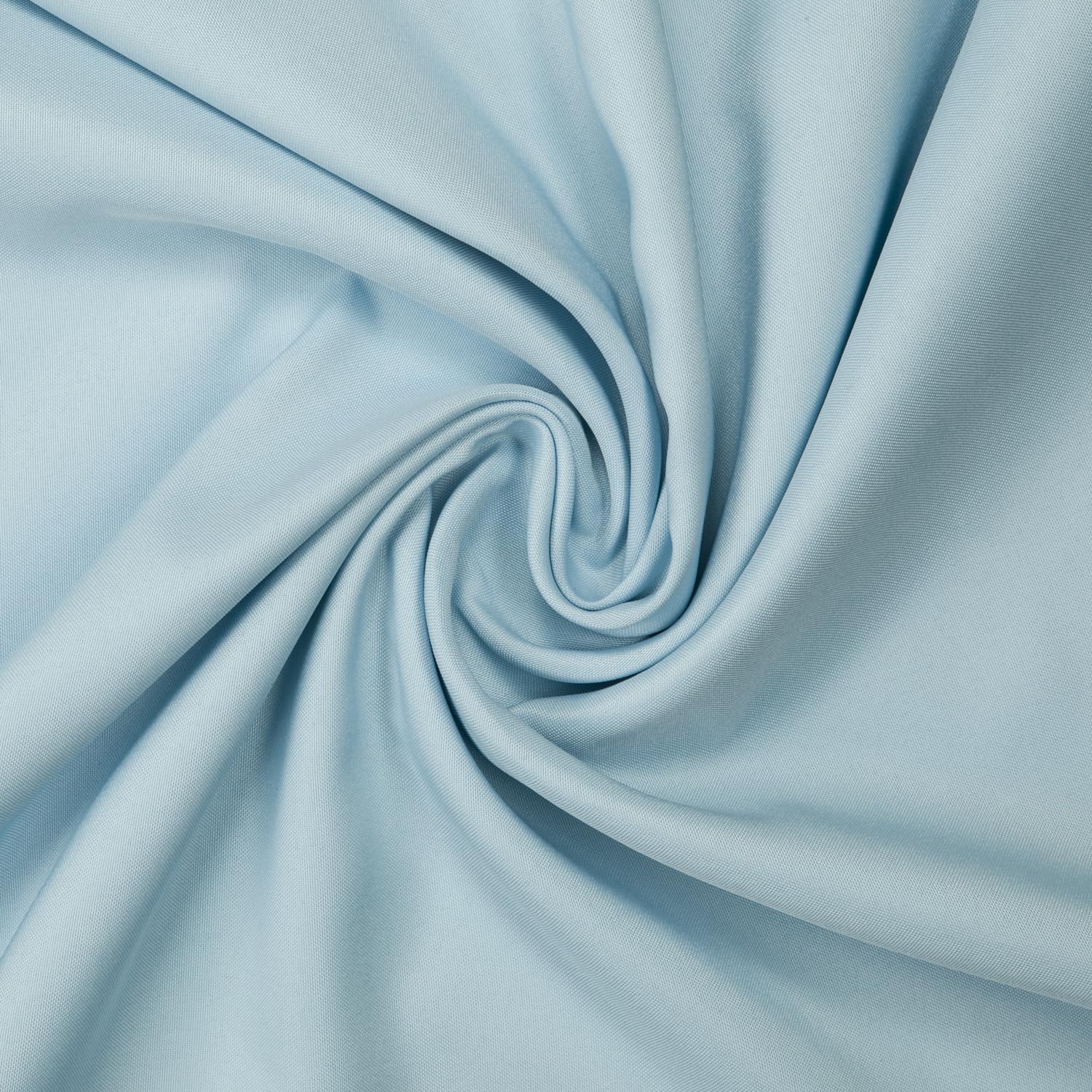 Gee Di Moda Fitted Tablecloth - 72 x 30 Inch Baby Blue Floor-Length Fitted Table Cloth for 6 Foot Rectangle Table, Heavy Duty Washable Fabric