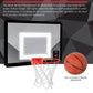 BLACK SERIES The LED Light-Up Basketball 18 Inch Hoop Sports Game with Mini Ball for Indoor/Outdoor Play During The Day or Night -Slam Dunk Approved