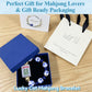 Xelbreelark Mahjong Bracelets for Women, Stretchy Jewelry Gifts with Lucky Cat & Joker Tile, Fortune Luck Mahjong Accessory, 5.7-7.8 in Fits Most
