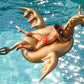 Giant Inflatable 103" Golden Dragon Pool Float - Luxy Float