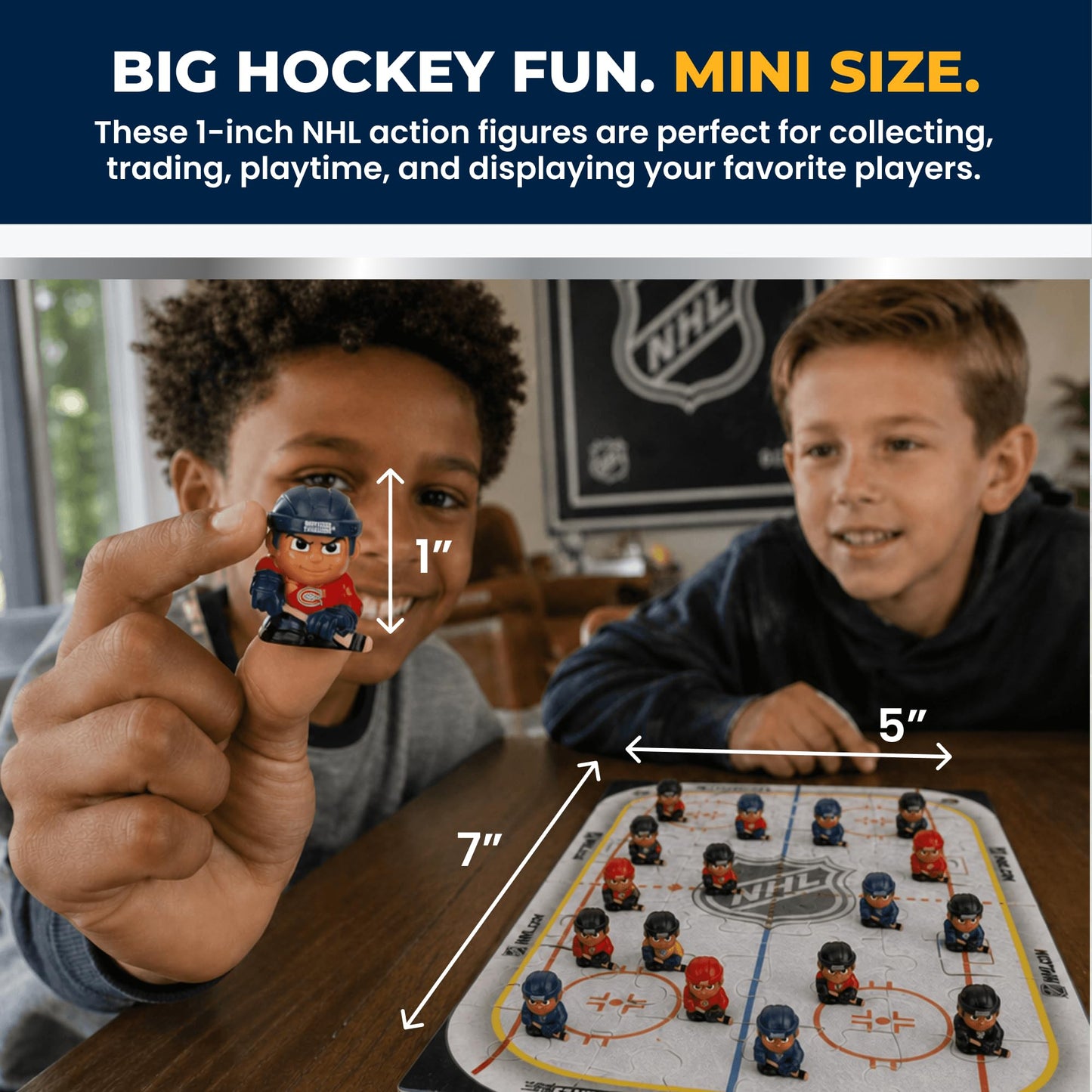 TeenyMates NHL Hockey Action Figures Gift Set