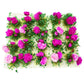 20Pcs Miniature Flower Cluster Grass Flower Tufts for Mini Dollhouse Fairy Garden Railway Simulated Static Scenery Micro Landscape Model (Rose)
