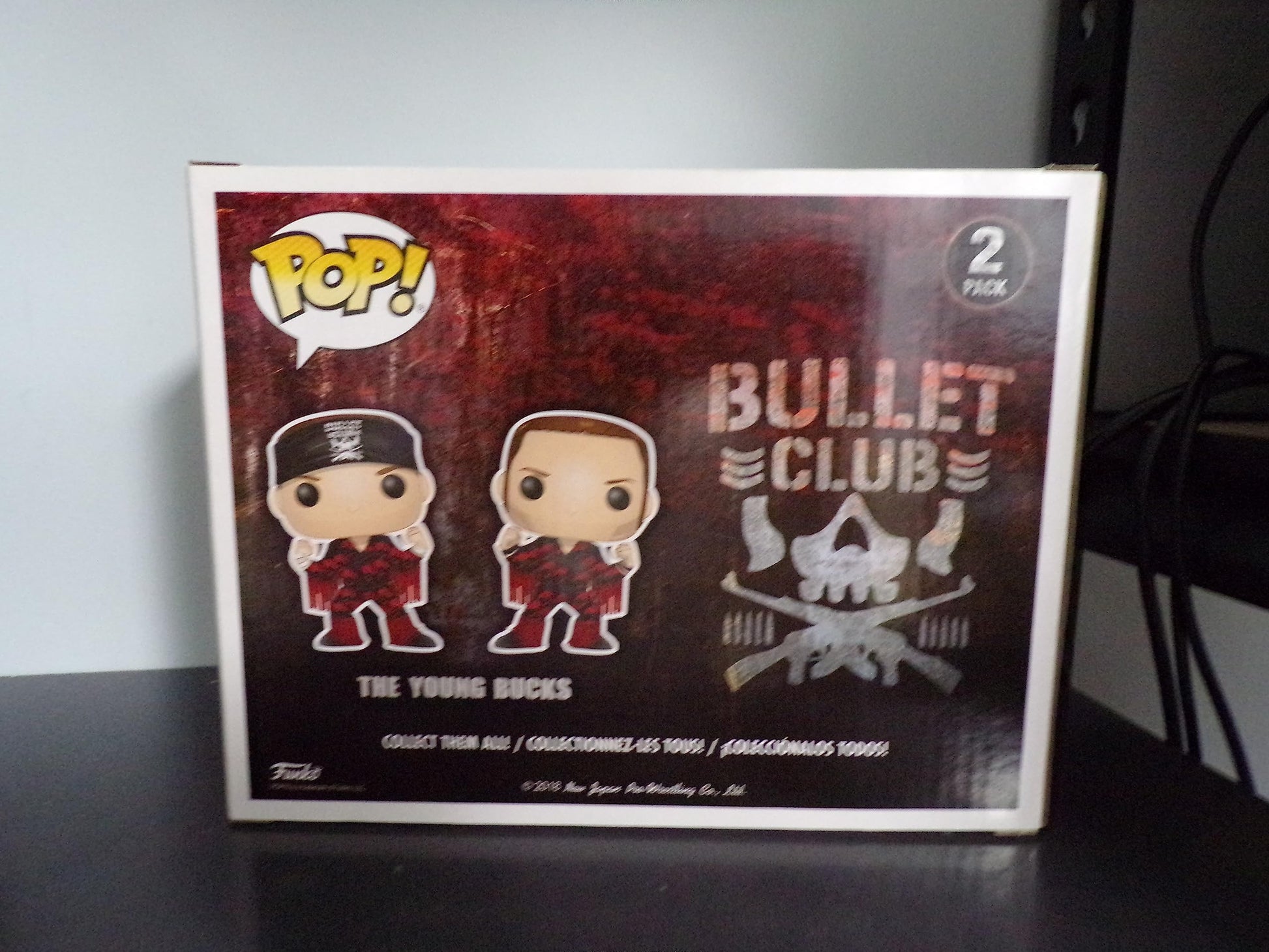 Funko Pop! Wrestling: Bullet Club - Young Bucks 2 Pack, Multicolor