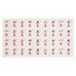 Yellow Mountain Imports Set of 180 American Mahjong Tile Decal Stickers - Made