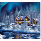 Masterpieces 500 Piece Glitter Christmas Jigsaw Puzzle - Northern Lights - 15"x21"