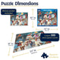 White Mountain 300 Piece Jigsaw Puzzle Winter Christmas, Frosty & Friends