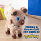 Pokémon 8" Rockruff Plush - Officially Licensed - Generation 7 Sun and Moon Figure - Authentic Soft Stuffed Animal Dog Toy - Gift for Kids, Boys