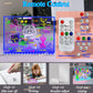 Fanrui LED Dry Erase Board with Light - 11.8 x 7.9 Inch Dimmable Memo Board, 7 Color Changing Night Light, Remote & Timer, USB Powered Clear Acrylic