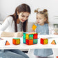 FNJO Magnetic Tiles, 110PCS Magnet Building Set, Magnetic Building Blocks, Construction STEM Learning and Playing Toys for Kids, Montessori Toy