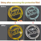 6-Pack Gold Cake Topper Set, Double-Sided Glitter, Acrylic Happy Birthday Cupcake Toppers, Birthday Decorations for Children or Adults.