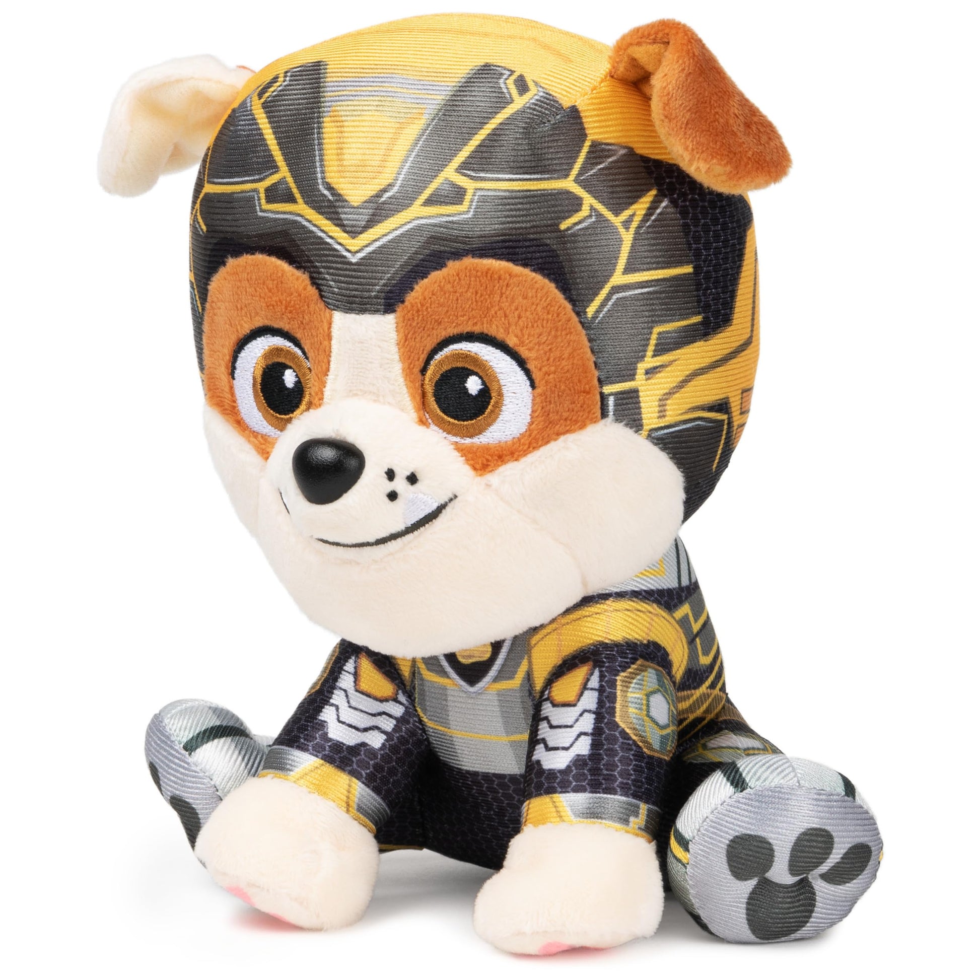 GUND PAW Patrol: The Mighty Movie Rubble Stuffed Animal, Officially Licensed Plush Toy for Ages 1 and Up, 6”