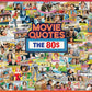 White Mountain 1000 Piece Jigsaw Puzzle Unique Iconic, 80's Movie Quotes