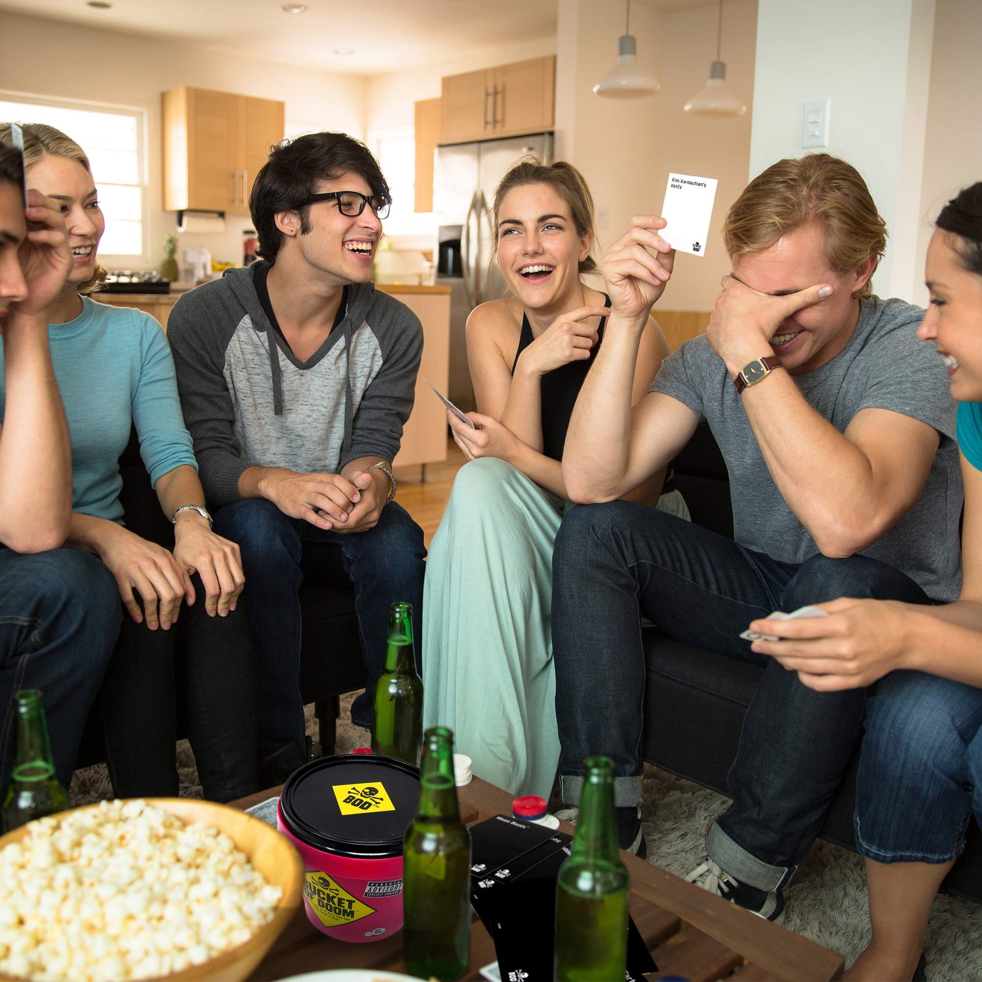 Bananagrams Bucket of Doom Game - Dirty Death Dodging Funny Party Games for Adult Parties and Gifts