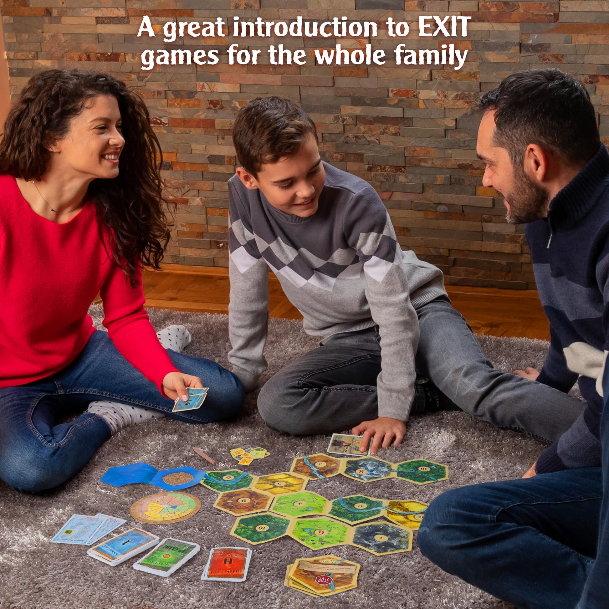 EXIT: The Game - Adventures on Catan | Interactive Escape Room Experience| Cooperative | 1-4 Players | 10+ | Kosmos | Game for Kids and Adults