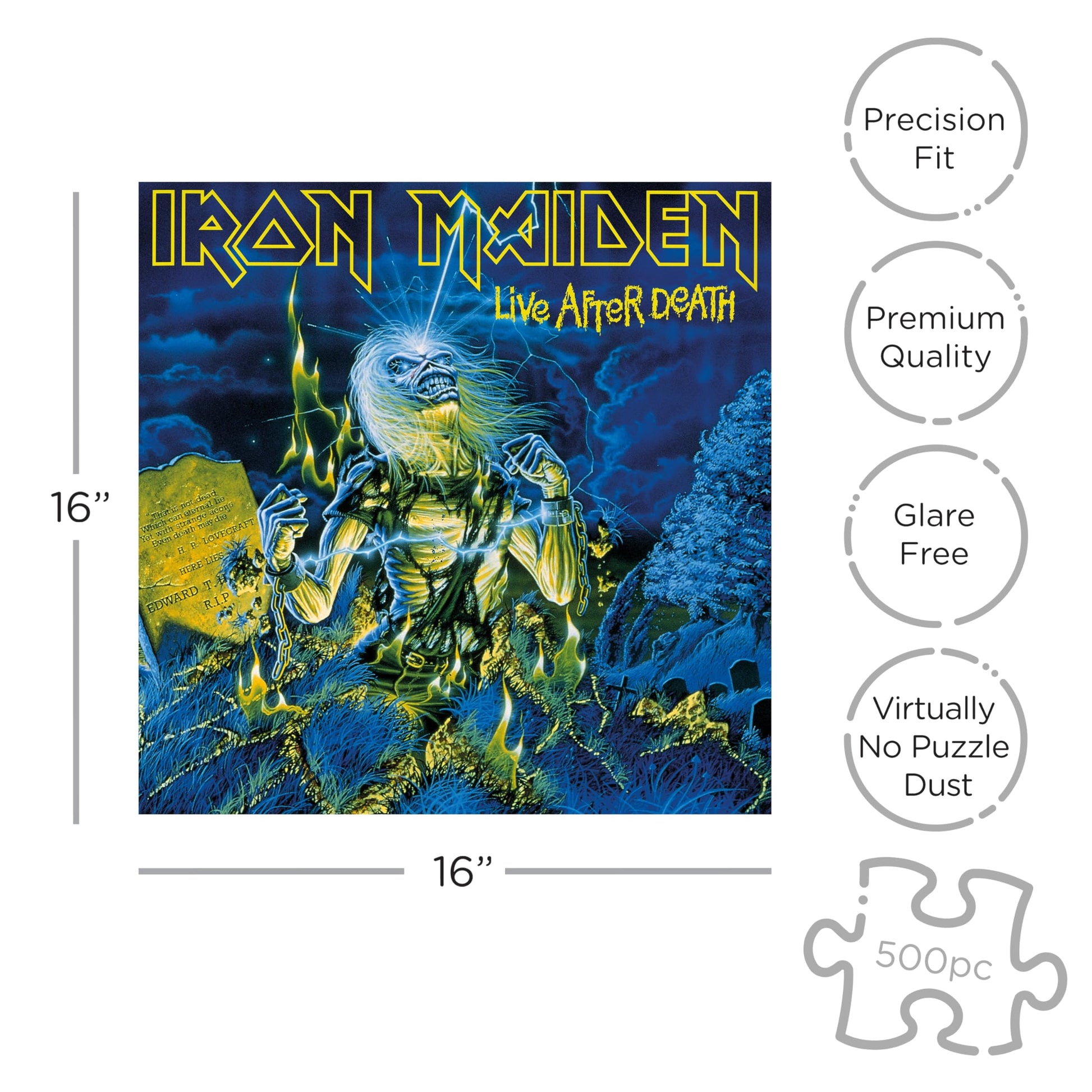 Iron Maiden Live After Death (500 Piece Jigsaw Puzzle)