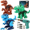 Dinosaur STEM Toys for Kids 3-5, Take Apart Dinosaur Toys with Electric Drill, Educational Building Toy & Construction Set, DIY Christmas Birthday