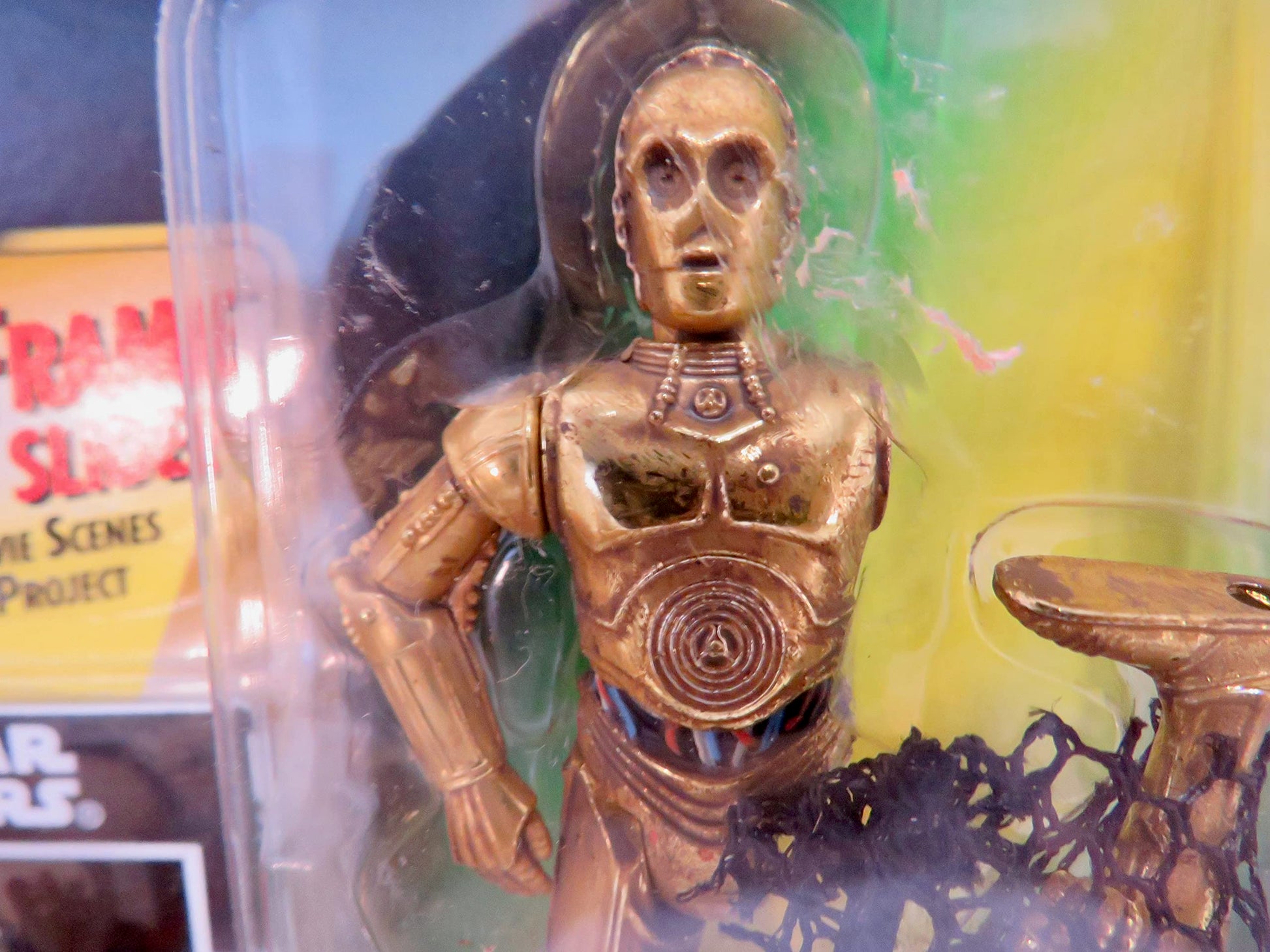 Power of The Force Freeze Frame C-3PO w/CargoNet