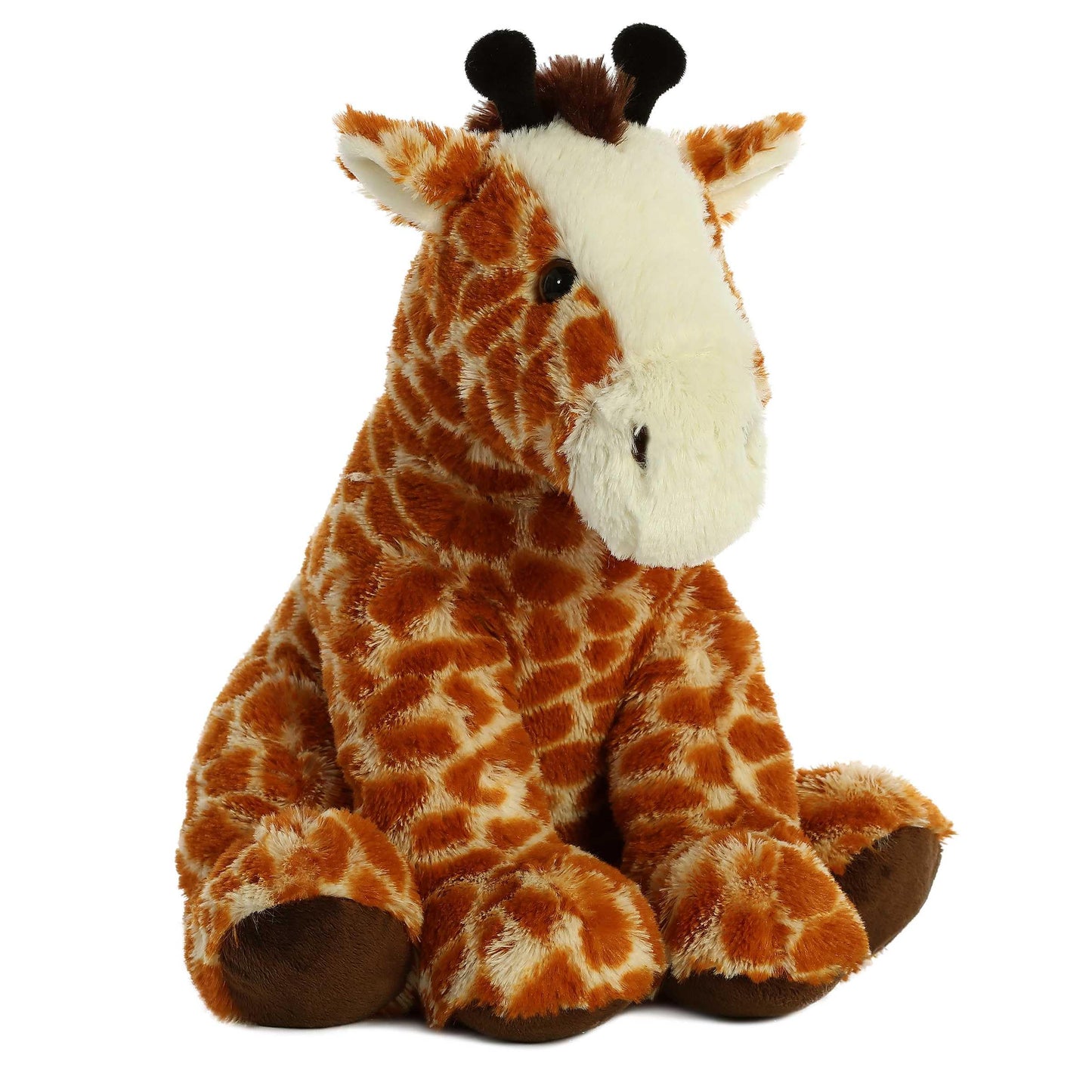 Aurora® Cuddly Giraffe Stuffed Animal - Cozy Comfort - Endless Snuggles - Brown 14 Inches