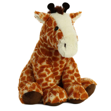 Aurora® Cuddly Giraffe Stuffed Animal - Cozy Comfort - Endless Snuggles - Brown 14 Inches