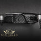 SopiGuard Black Carbon Fiber Precision Edge-to-Edge Coverage Vinyl Sticker Skin Controller 3 x Battery Wraps for DJI Mavic Air