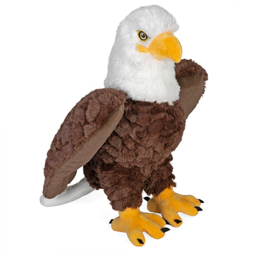 Wild Republic Cuddlekins Eco Bald Eagle, Stuffed Animal, 12 Inches, Plush Toy, Fill is Spun Recycled Water Bottles, Eco Friendly