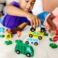 Melissa & Doug Wooden Vehicles and Traffic Signs with 6 Cars and 9 Signs