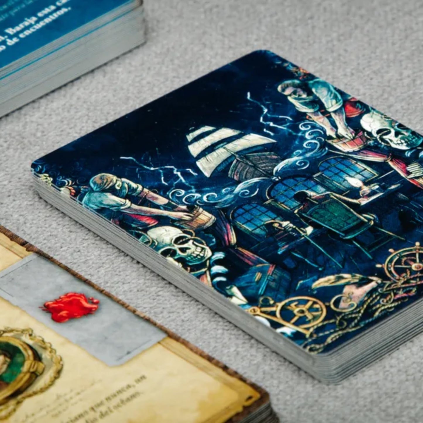 Ludonova Adamastor Board Game - Hand & Tableau Management Strategy Game Set in the Age of Discovery, Story-Driven Family Fun for Kids & Adults, Ages
