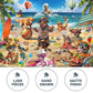 Theo's Puzzles Jigsaw Puzzles 1000 Piece Puzzle for Adults, Families Dogs Beach Day Pieces Fit Together Perfectly