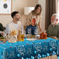 Lenyunge Father's Day Tablecloth,Happy Fathers Day Decoration 3PCS Waterproof Fathers Day Table Covers for Best Dad Decor